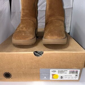 UGG Brown Winter Boots Plush Suede Comfort